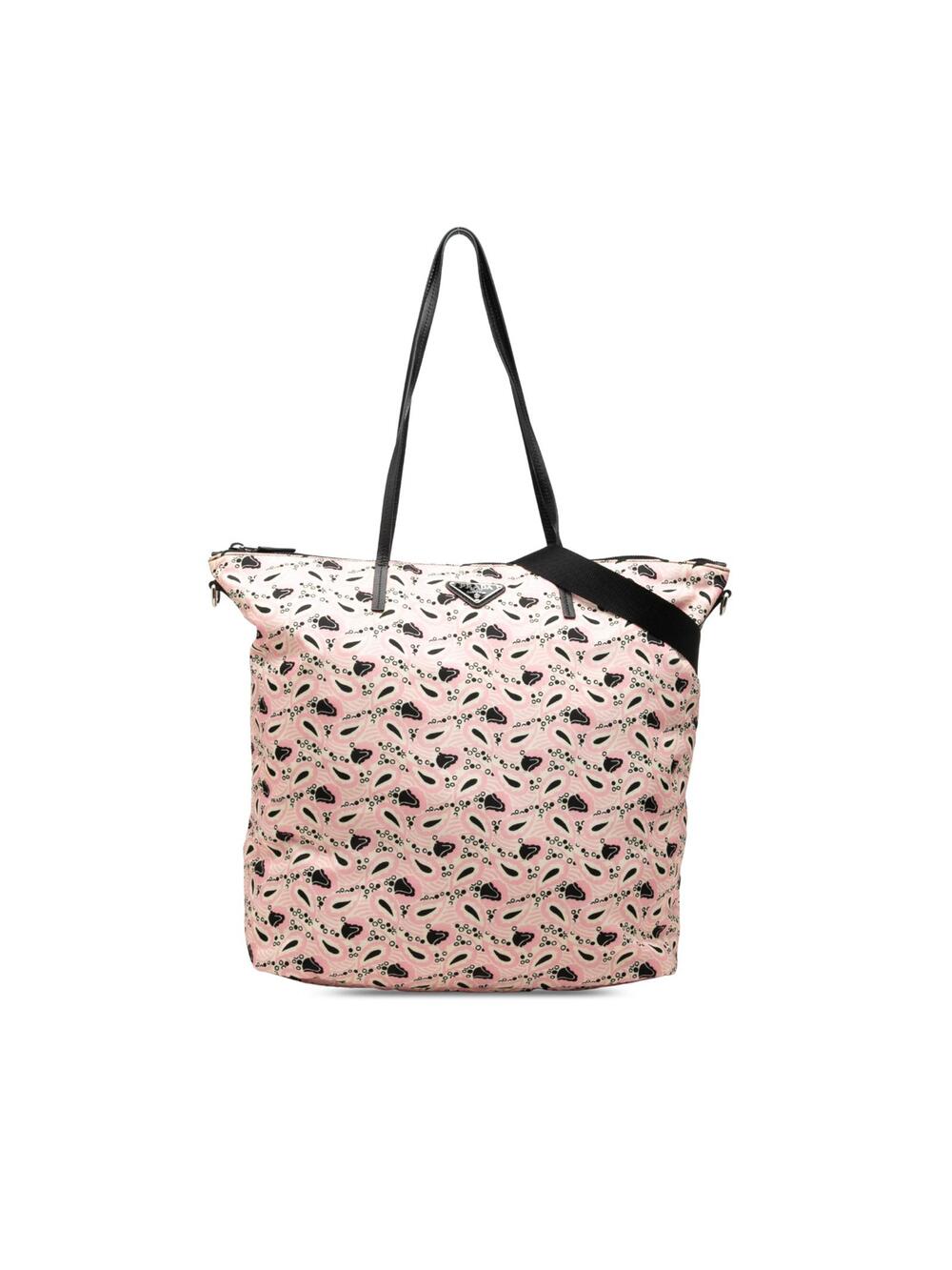 Prada Tessuto Stampato Tote Pre-Loved #365116P46B
